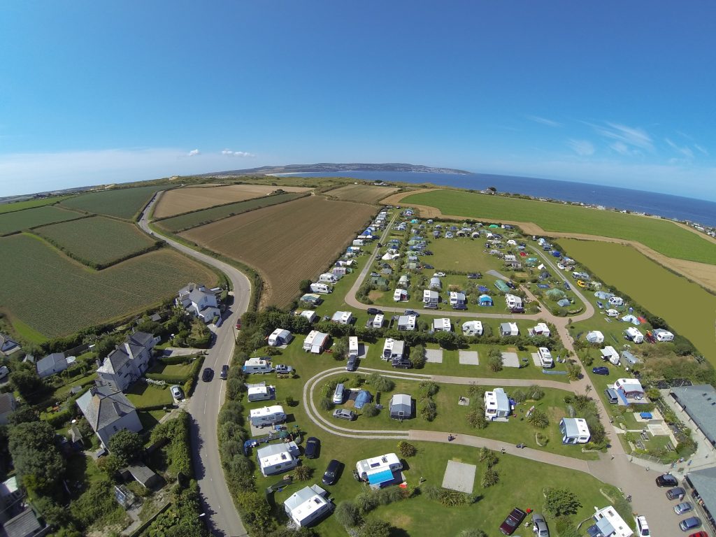 Large Camping Pitches Gwithian Farm Campsite