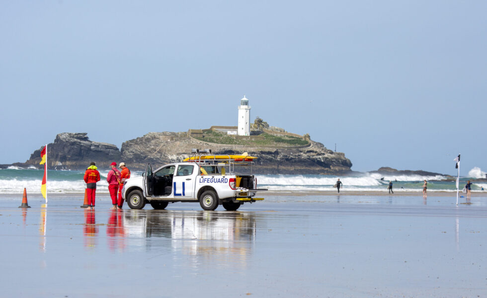 Lifeguarded beach Gwithian and Godrevy